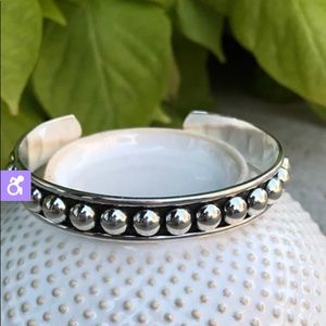 Sterling silver cuff